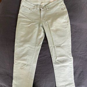 Rag & Bone Zipper Ankle Skinny Jean, Seafoam Green